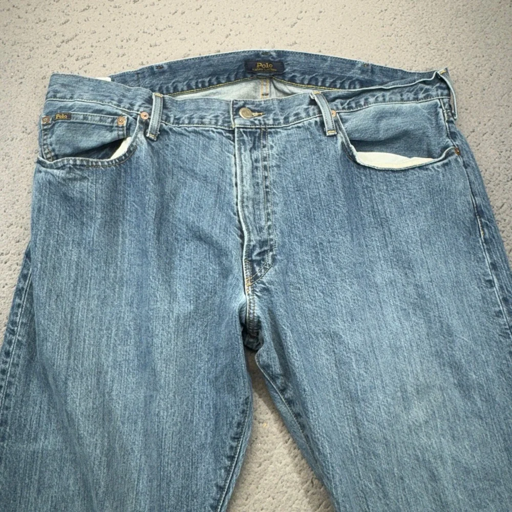 Polo Ralph Lauren Jeans Mens 40 Blue Hampton Relaxed Straight 5 Pocket Preppy